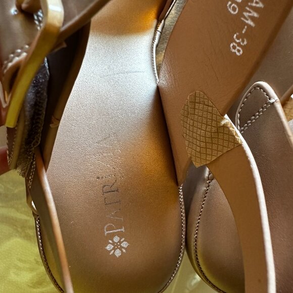 Patrizia  Gold women's sandals, size 7,5  (38) - Picture 5 of 11
